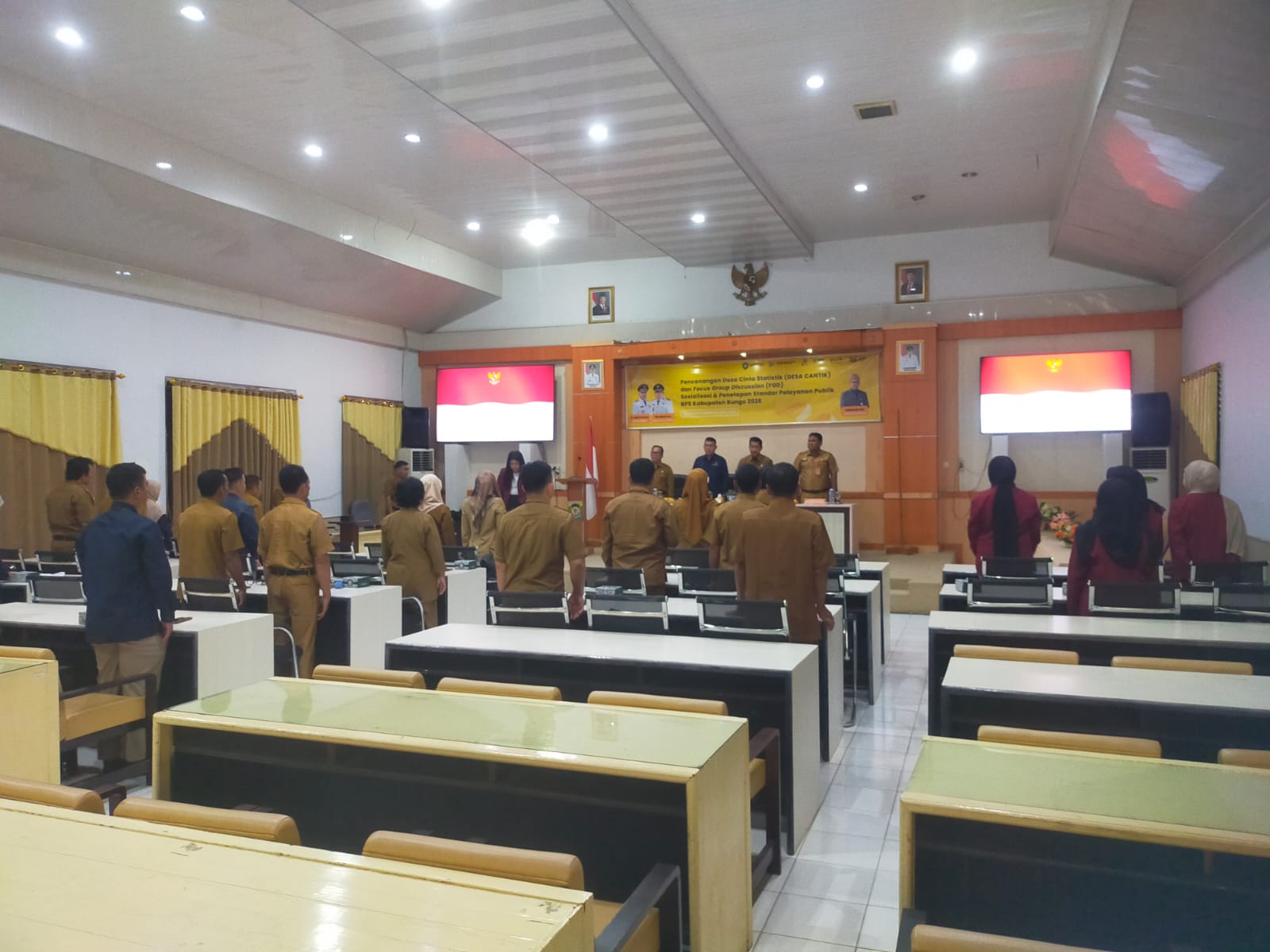 Pencanangan Desa Cantik dan FGD Standar Pelayanan Publik Digelar di Bungo