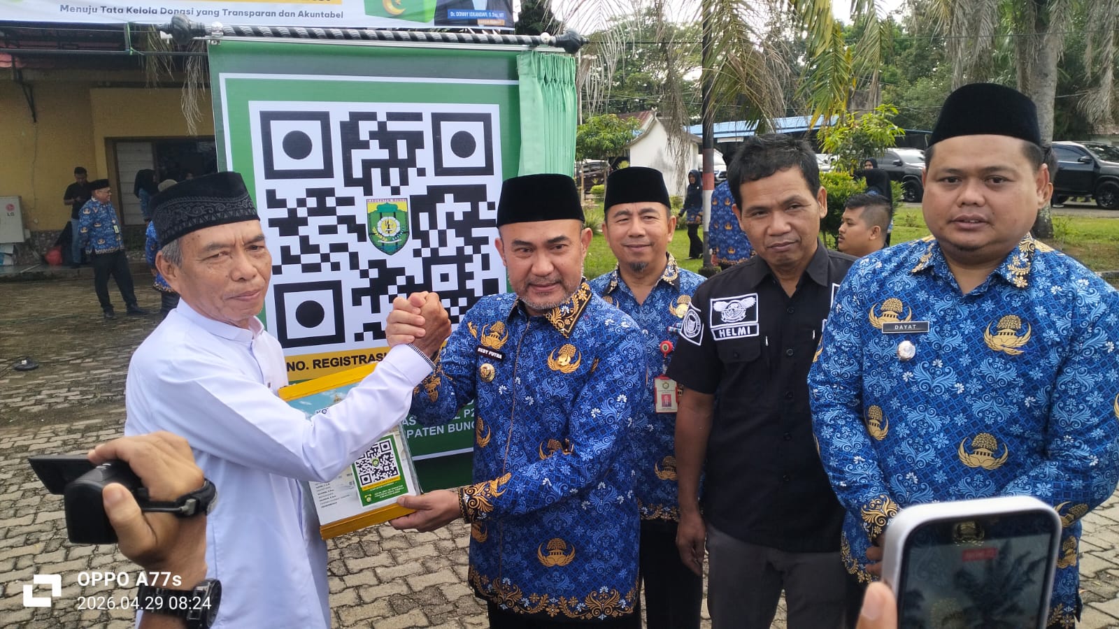 Pemkab Bungo Luncurkan Barcode Digital Kotak Amal, Era Baru Transparansi Dana Umat Dimulai