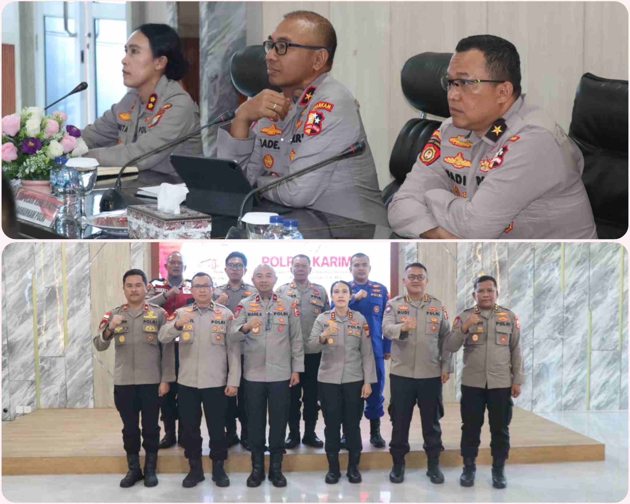 Polres Karimun Terima Kunjungan Tim Supervisi Baharkam Polri