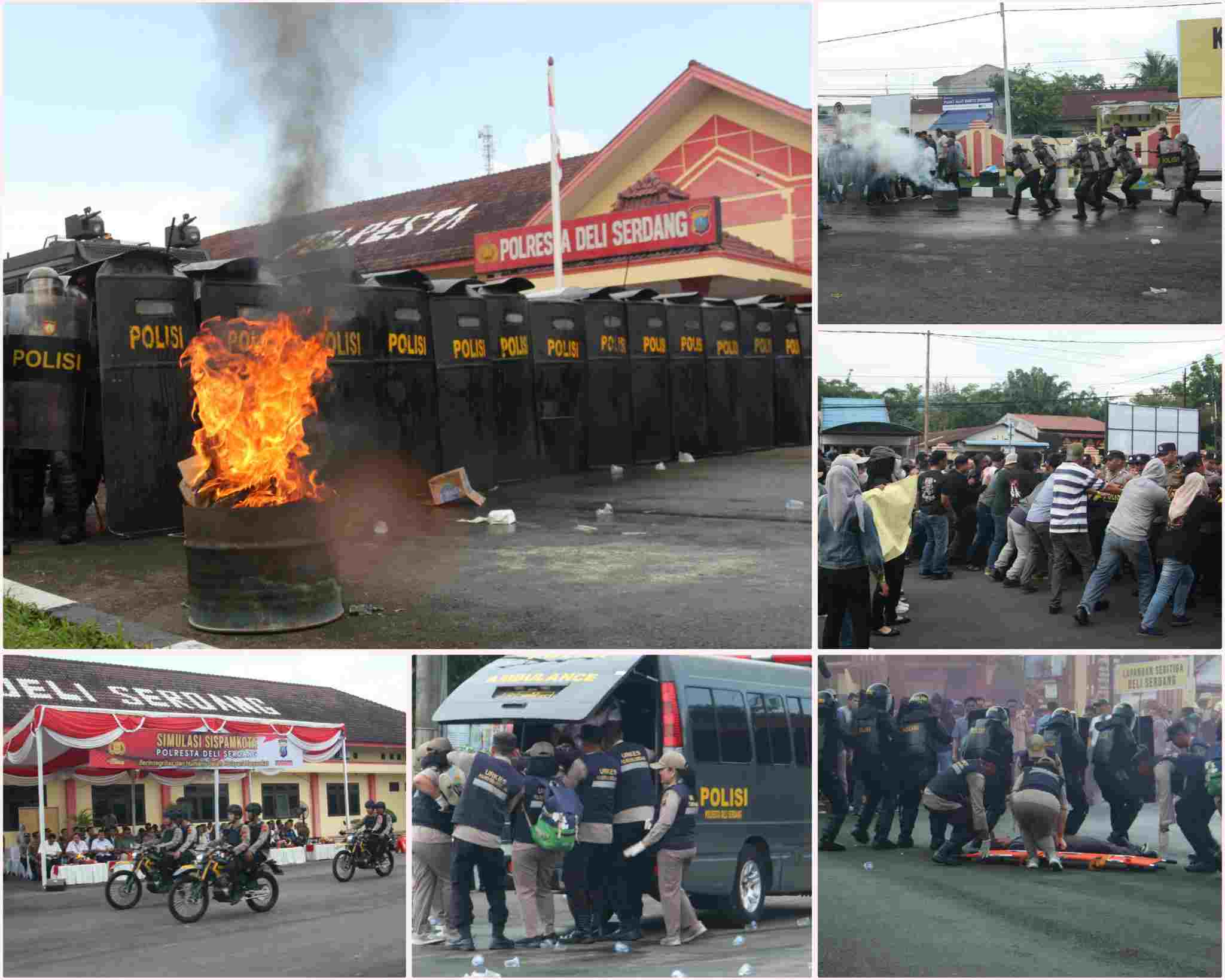 “Unjuk Rasa di Deli Serdang Berujung Pembakaran dan Lempar Batu/Botol”