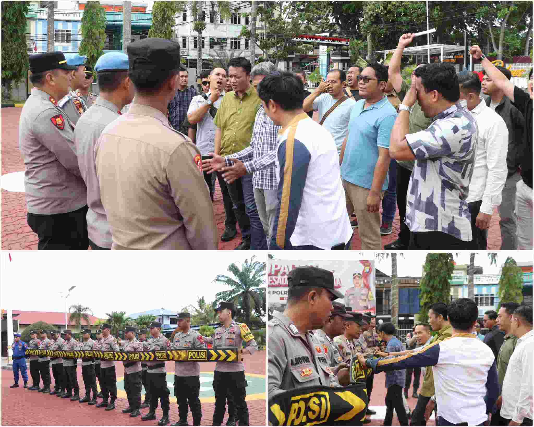 Polres Karimun Gelar Simulasi Penanganan Unras Jelang May Day 2026