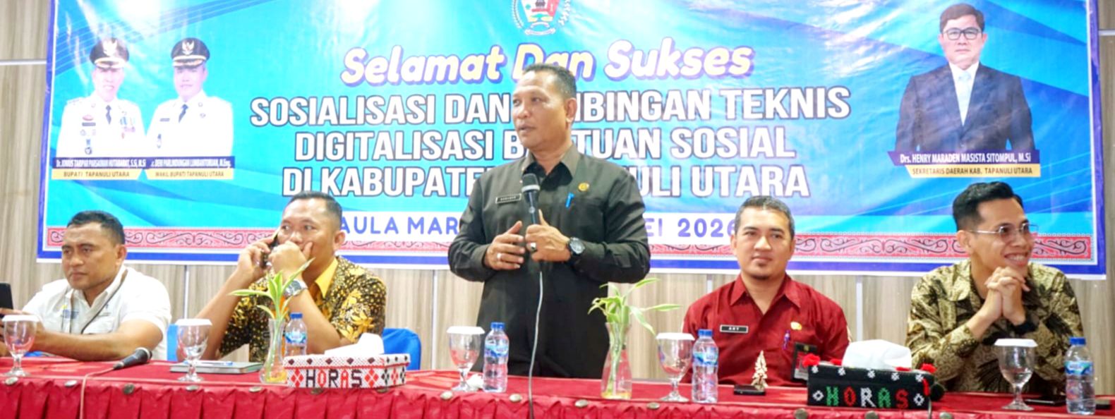 Masuk 42 Daerah Piloting Nasional, Pemkab Taput Gelar ToT Digitalisasi Bantuan Sosial bagi 510 Agen