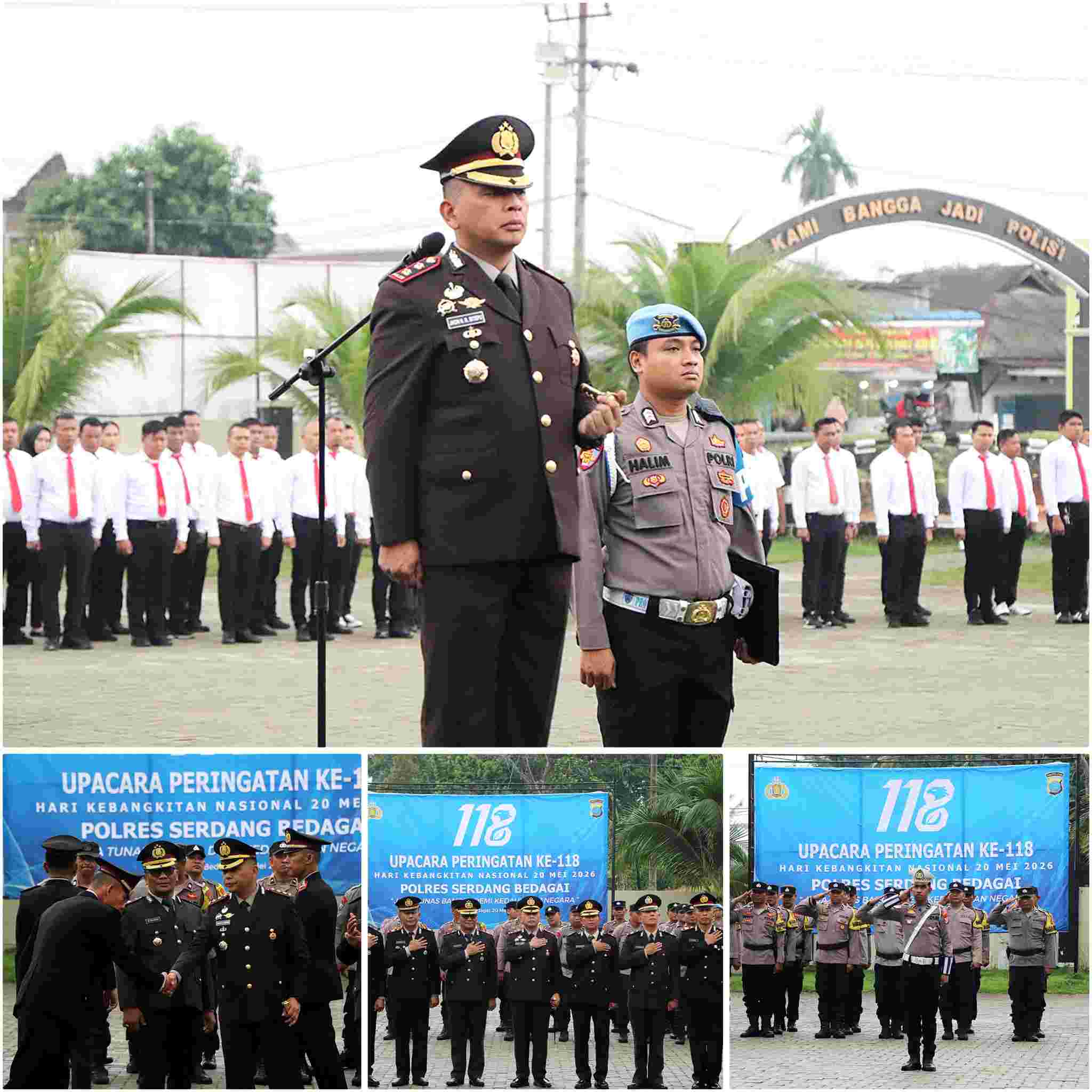 Peringati Harkitnas ke-118, Kapolres Sergai Ajak Personel Tingkatkan Pengabdian untuk Masyarakat