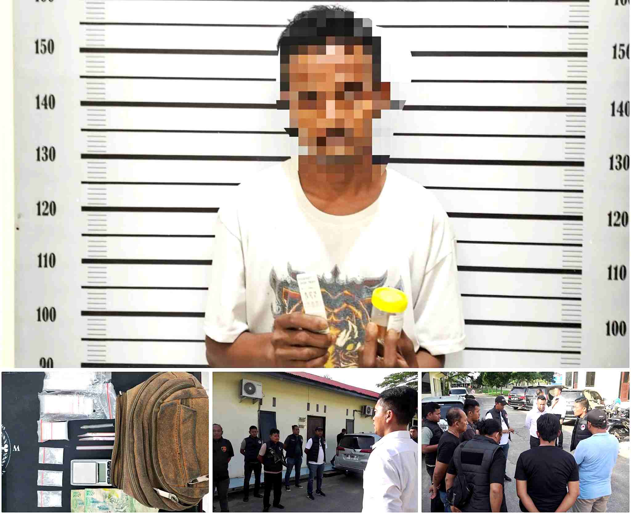 Sat Narkoba Polres Sergai Gerebek Sarang Narkoba (GSN) di Desa Pon