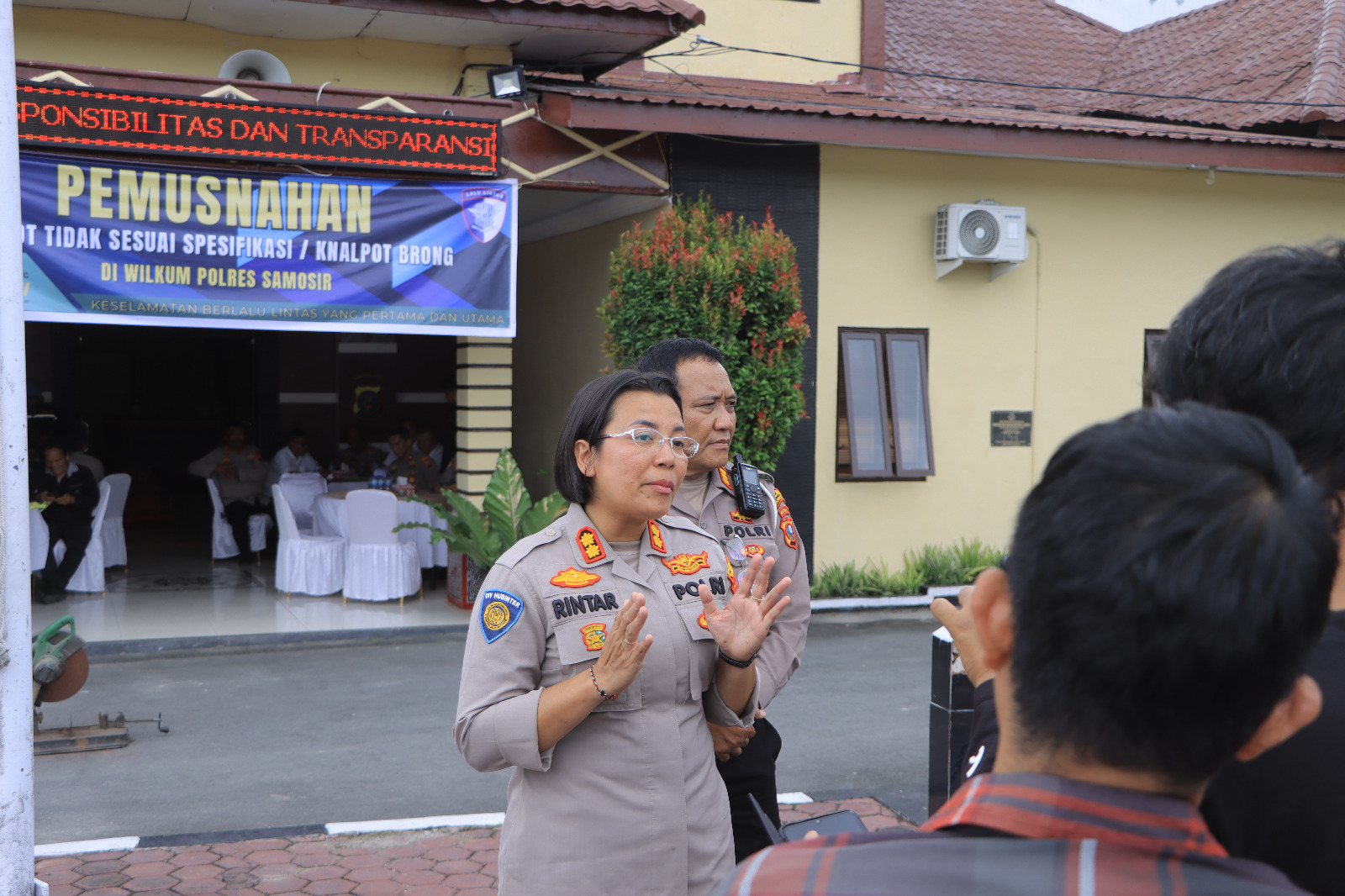 Demi Ketenangan Warga dan Citra Wisata Samosir, Polres Musnahkan 117 Knalpot Brong