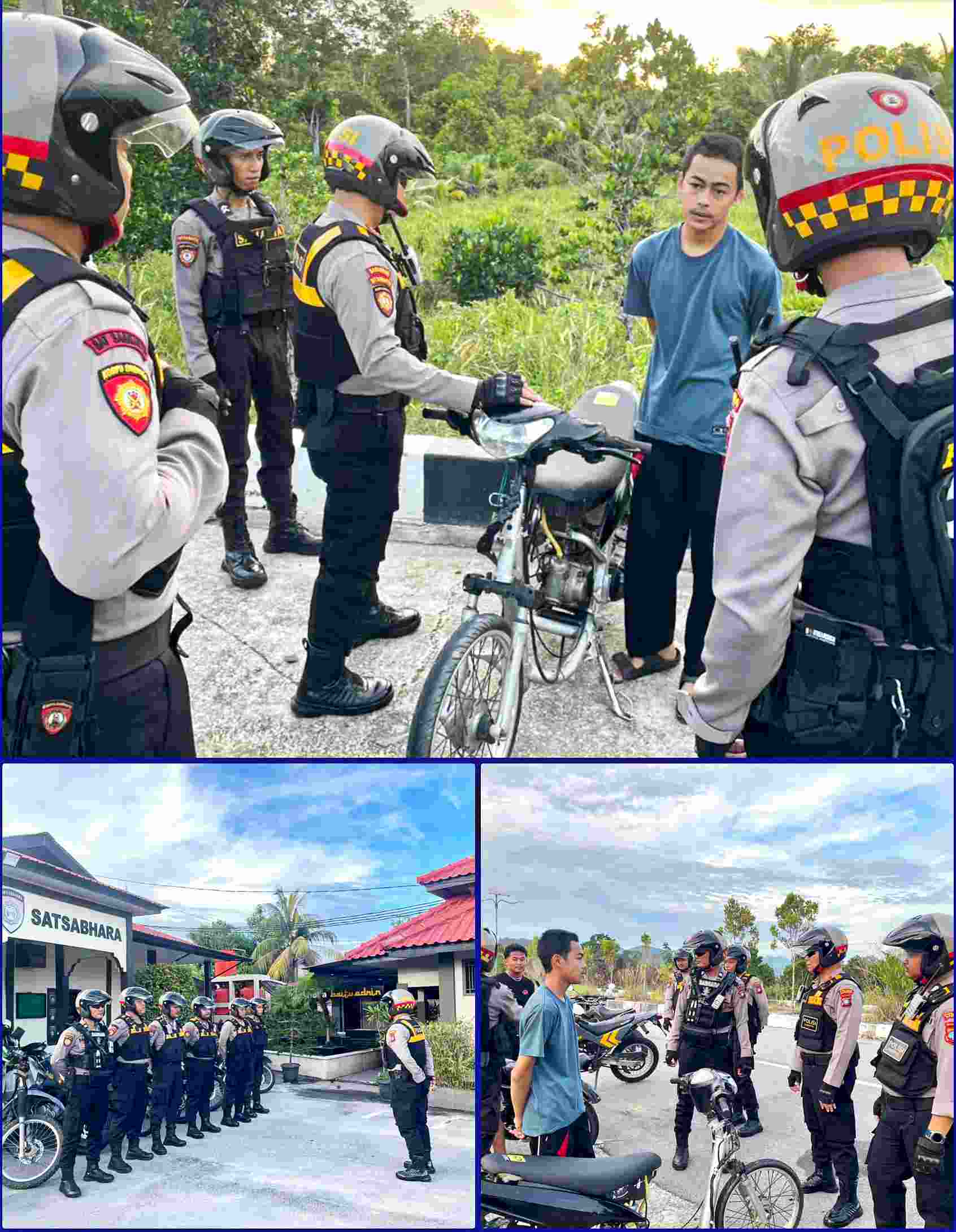 Patroli Perintis Presisi Samapta Polres Karimun Intensifkan Antisipasi Kerawanan Kamtibmas