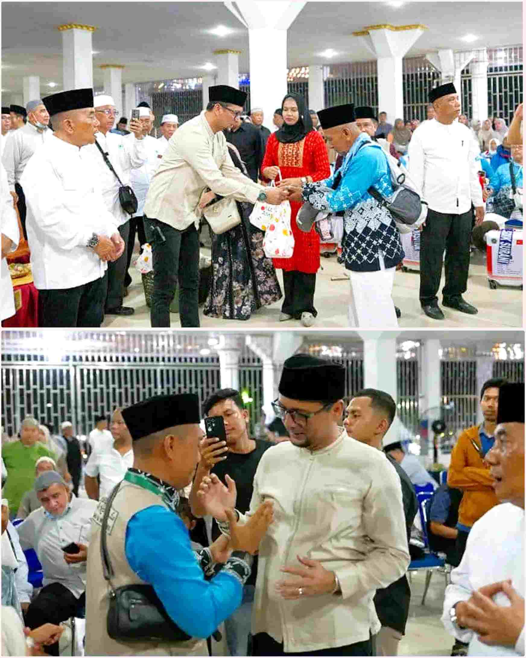 Bupati Berangkatkan 147 Jemaah Haji Labusel Menuju Tanah Suci