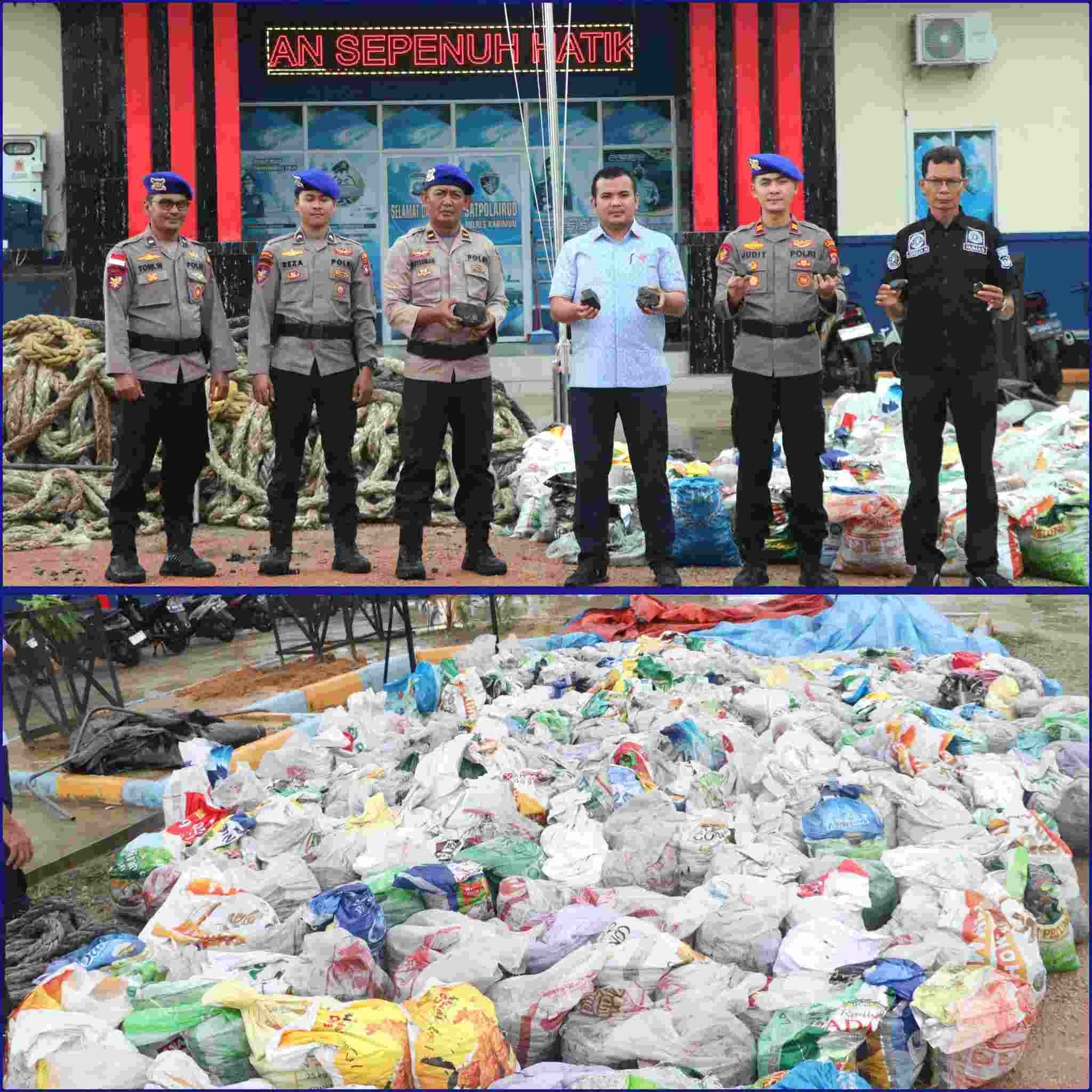 Satpolairud Polres Karimun Gagalkan Pengiriman 9,5 Ton Timah Ilegal di Karimun, Dua Tersangka Diamankan